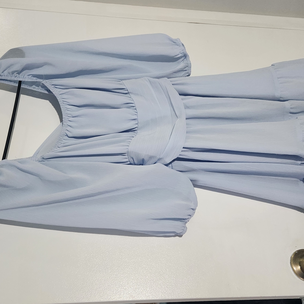 Elegant Light Blue Dress